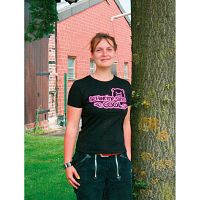 T-Shirt "Schweine sind cool" Damen