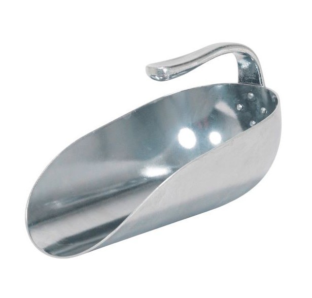 Mehlschaufel Alu 2 kg ob.liegen. Handgriff