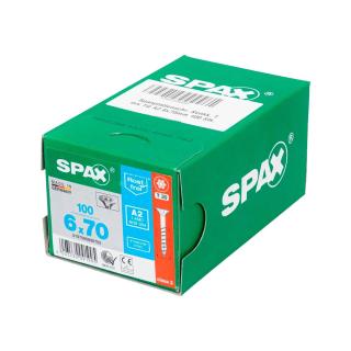 Spanplattenschr. Senkk. Torx TG A2 6x70mm 100 Stk