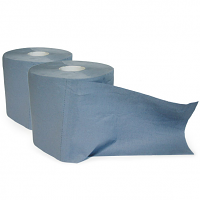 Putzpapierrolle Mini blau - Doppelpack (2 Stk)