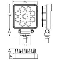 Arbeitsscheinwerfer Osram 15W 60° #4