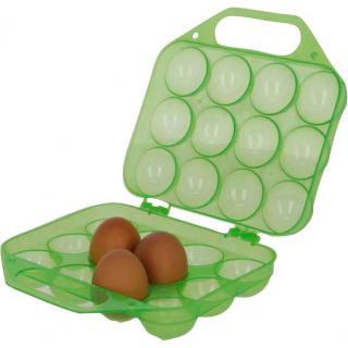 Eierbox für 12 Eier, Kunststoff grün #1