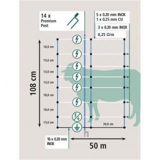 AKO TitanNet Premium Plus DS 108 cm, 50 m #5