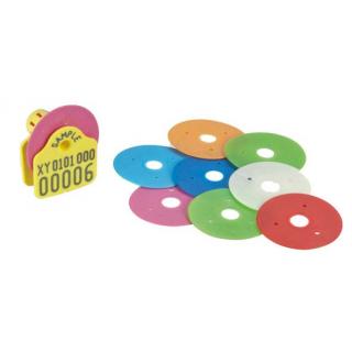 Selektionsscheiben Schaf gelb (100 Stk.)