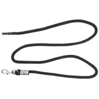 Führleine schwarz mit Karabiner