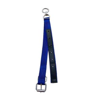 Halsriemen Nylon mit Leder u. Wirbel, Länge 70cm