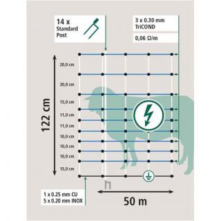 AKO OviNet Maxi DS blau/weiß #4