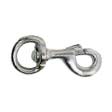 Karabiner extra stark vernickelt - Öse 25 mm