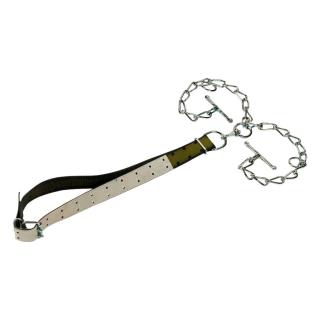 Halsband mit Kette 150 cm 5 cm