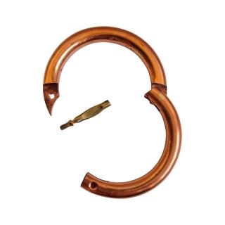 Kupfer Bullenring 2 3/4" (55 mm) #1