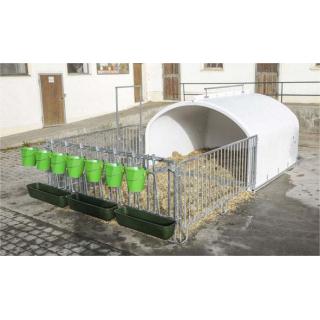 Calf-House Premium XXL mit Zaun