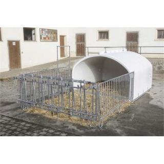 Calf-House Premium XXL mit Zaun #2