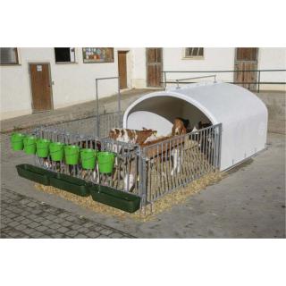 Calf-House Premium XXL mit Zaun #3