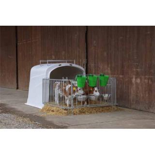 Calf-House Premium DUO mit Zaun