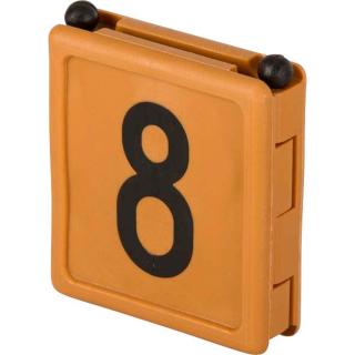 Halsbandnummer mit Farbsystem (6 Stk) #8