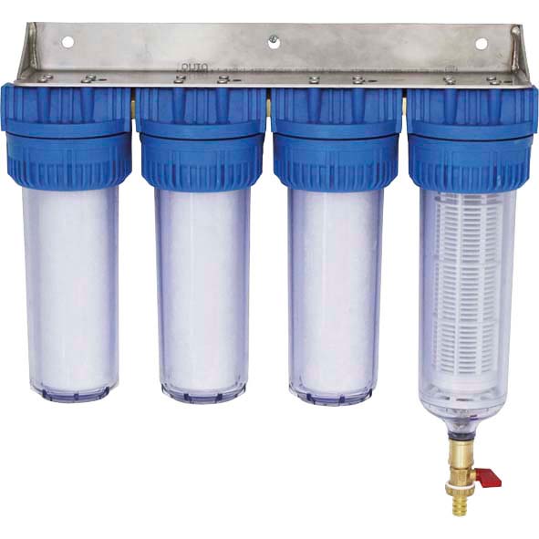 Wasserfilter 4-stufig mit Rückspülung 3/4" IG