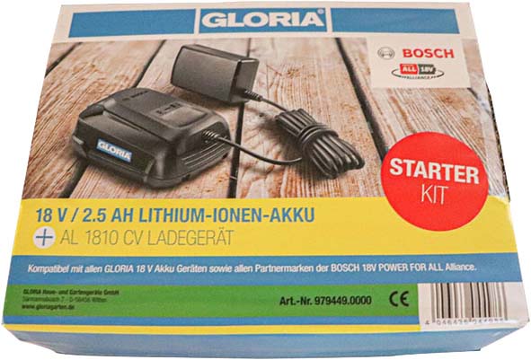 Gloria Akku AutoPumpe inkl. Akku u. Ladegerät im Farmshop